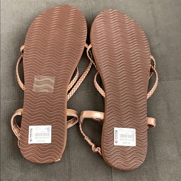 billabong rose gold sandals